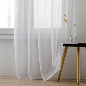 Homede Záclona Kresz Eyelets gold, biela, 280 x 175 cm